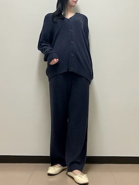 「アイテム（ルームウェア）」を使った、gelato piqueさん（レディース・163cm）の秋コーディネート