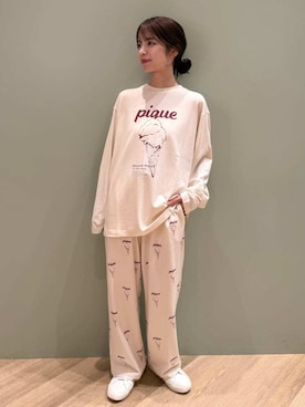 「らくちん」｜gelato piqueさん（レディース・156cm）の秋コーディネート