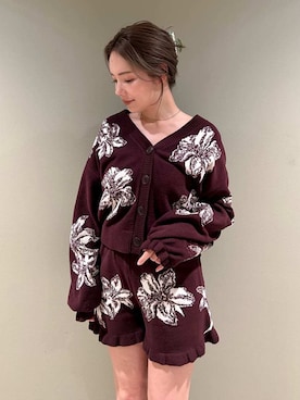 「アイテム（ルームウェア/パジャマ）」を使った、gelato piqueさん（レディース・157cm）の秋コーディネート
