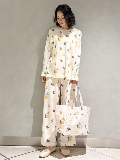 はちみつベア柄ママバッグ（マタニティウェア/グッズ）｜gelato