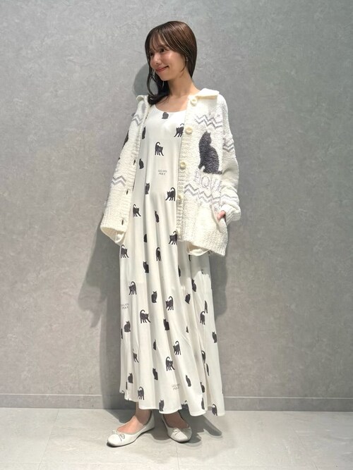 gelato pique（ジェラートピケ） パジャマ ルームウェア CAT総柄キャミ