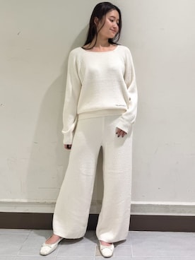 「アイテム（ルームウェア/パジャマ）」を使った、gelato piqueさん（レディース・160cm）の冬コーディネート