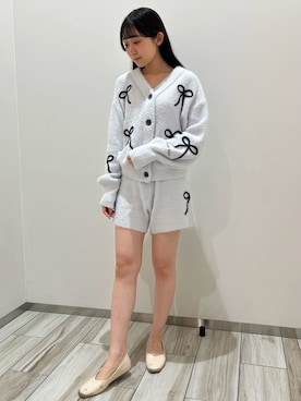 「アイテム（ルームウェア）」を使った、gelato piqueさん（レディース・161cm）の秋コーディネート