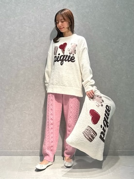 「アイテム（インテリア）」を使った、gelato piqueさん（レディース・156cm）の冬コーディネート