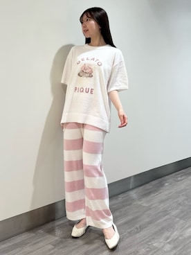 「プルオーバー」｜gelato piqueさん（レディース・158cm）の夏コーディネート
