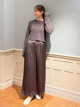 「アイテム（その他ルームウェア、グレー系）」を使った、gelato piqueさん（レディース・161cm）の夏コーディネート