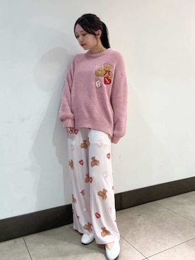 「アイテム（ルームウェア）」を使った、gelato piqueさん（レディース・158cm）の秋コーディネート