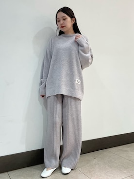 「アイテム（ルームウェア/パジャマ）」を使った、gelato piqueさん（レディース・158cm）の冬コーディネート