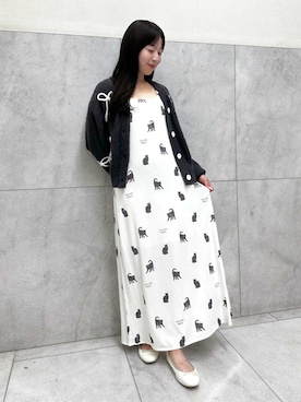 「アイテム（ルームウェア/パジャマ）」を使った、gelato piqueさん（レディース・154cm）の秋コーディネート