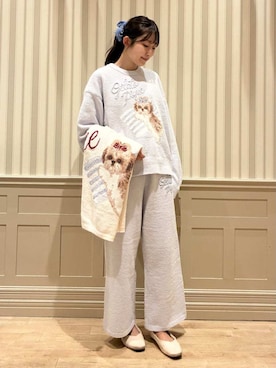 「アイテム（ブランケット）」を使った、gelato piqueさん（レディース・160cm）の秋コーディネート
