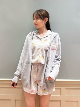 「アイテム（ルームウェア/パジャマ）」を使った、gelato piqueさん（レディース・161cm）の冬コーディネート