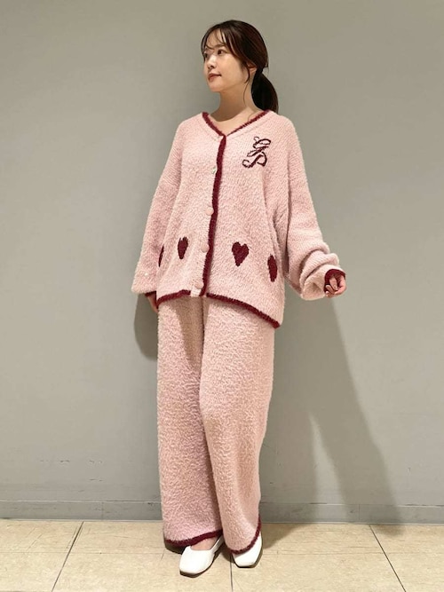 ラメフェザーロングパンツ（ルームウェア/パジャマ）｜gelato pique