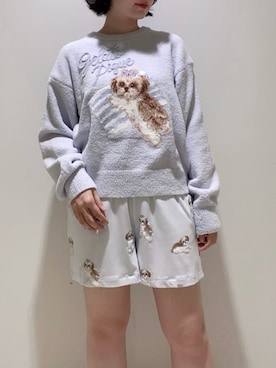 「アイテム（ルームウェア）」を使った、gelato piqueさん（レディース・155cm）の秋コーディネート