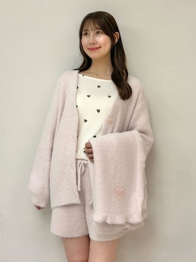 「アイテム（ルームウェア/パジャマ、ホワイト系）」を使った、gelato piqueさん（レディース・165cm）の秋コーディネート