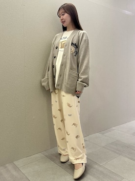 「アイテム（ルームウェア）」を使った、gelato piqueさん（レディース・158cm）の夏コーディネート