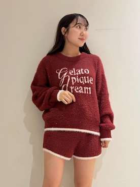 「アイテム（ルームウェア）」を使った、gelato piqueさん（レディース・158cm）の秋コーディネート