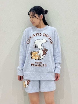 「アイテム（ルームウェア）」を使った、gelato piqueさん（レディース・158cm）の秋コーディネート