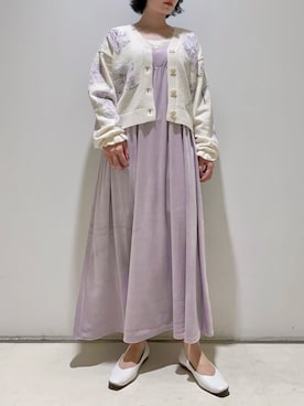 「アイテム（ルームウェア/パジャマ）」を使った、gelato piqueさん（レディース・155cm）の秋コーディネート