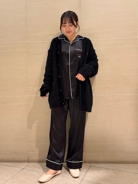 「アイテム（ルームウェア）」を使った、gelato piqueさん（レディース・158cm）の冬コーディネート