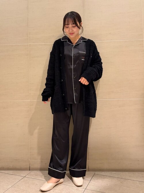 gelato pique 【JOEL ROBUCHON】ルームウェア上下セット JOEL ROBUCHON】サテンロングパンツ(ロングパンツ)｜ルームウェア