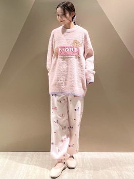 「アイテム（その他ルームウェア）」を使った、gelato piqueさん（レディース・150cm）の秋コーディネート