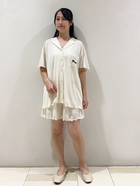 「アイテム（ルームウェア）」を使った、gelato piqueさん（レディース・150cm）の夏コーディネート