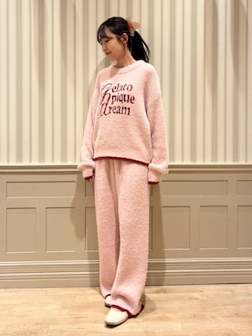 「アイテム（その他ルームウェア）」を使った、gelato piqueさん（レディース・160cm）の秋コーディネート