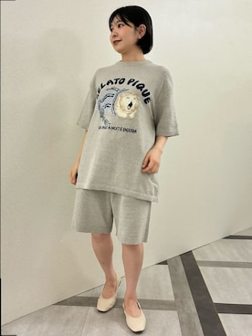 「アイテム（ルームウェア/パジャマ）」を使った、gelato piqueさん（レディース・153cm）の夏コーディネート