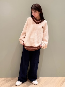 「アイテム（ルームウェア）」を使った、gelato piqueさん（レディース・156cm）の秋コーディネート