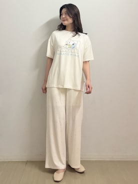 「アイテム（ルームウェア/パジャマ）」を使った、gelato piqueさん（レディース・164cm）の夏コーディネート
