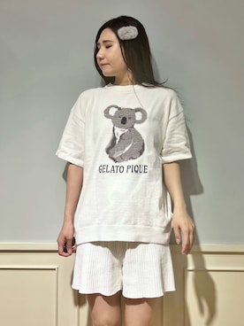「アイテム（ルームウェア）」を使った、gelato piqueさん（レディース・158cm）の夏コーディネート