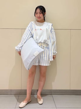 「アイテム（寝具）」を使った、gelato piqueさん（レディース・158cm）の春コーディネート