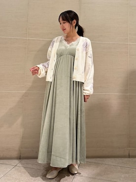 「アイテム（ルームウェア/パジャマ）」を使った、gelato piqueさん（レディース・158cm）の秋コーディネート