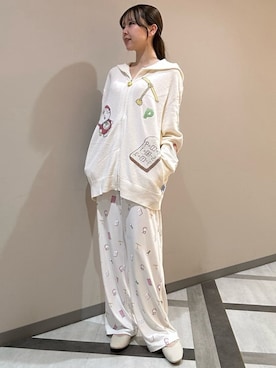 「アイテム（ルームウェア）」を使った、gelato piqueさん（レディース・158cm）の夏コーディネート