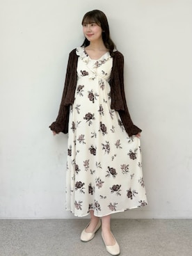 「アイテム（ルームウェア）」を使った、gelato piqueさん（レディース・165cm）の秋コーディネート