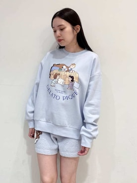 「アイテム（ルームウェア）」を使った、gelato piqueさん（レディース・158cm）の冬コーディネート