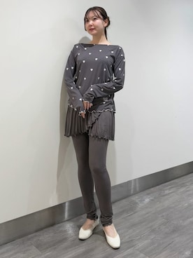「アイテム（その他ルームウェア）」を使った、gelato piqueさん（レディース・158cm）の秋コーディネート