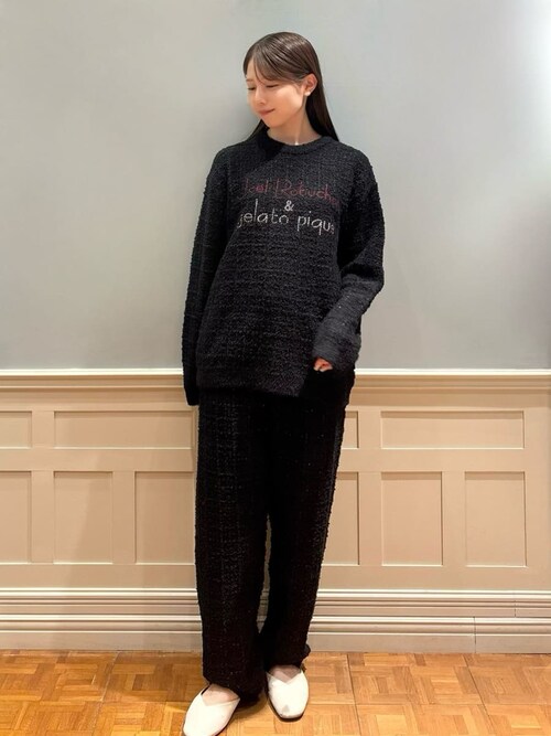 セール】【JOEL ROBUCHON】【HOMME】ツイードモコロングパンツ（ルーム