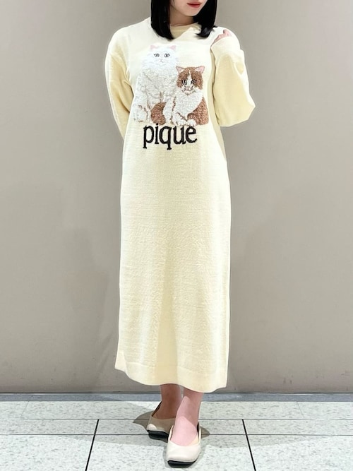 gelato pique エアリーモコキャットジャガードワンピース gelato pique｜エアリーモコキャットジャガードワンピース | Rakuten