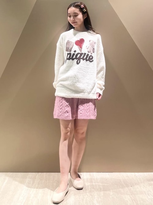 ミニヘアクリップ3点セット（マスク）｜gelato pique（ジェラートピケ