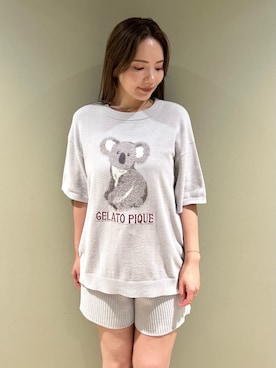 「アイテム（ルームウェア）」を使った、gelato piqueさん（レディース・157cm）の夏コーディネート