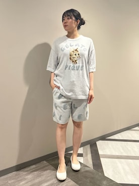 「アイテム（ルームウェア）」を使った、gelato piqueさん（レディース・165cm）の夏コーディネート