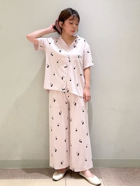 「アイテム（ルームウェア）」を使った、gelato piqueさん（レディース・158cm）の夏コーディネート