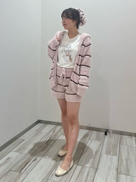 「アイテム（ルームウェア/パジャマ）」を使った、gelato piqueさん（レディース・165cm）の秋コーディネート