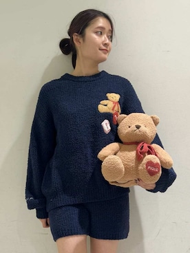 「アイテム（ルームウェア）」を使った、gelato piqueさん（レディース・160cm）の秋コーディネート