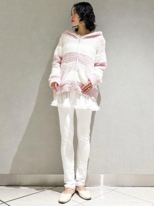 セール】ジェラート3ボーダーパーカ（ルームウェア/パジャマ）｜gelato