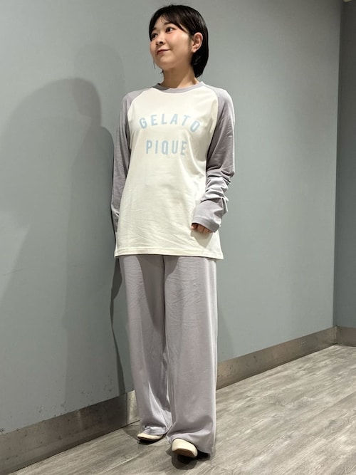 gelato piqueワンポイントラグランロンT ルームウェア gelato pique｜ワンポイントラグランロンT | Rakuten Fashion