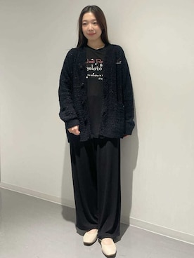 「アイテム（ルームウェア/パジャマ）」を使った、gelato piqueさん（レディース・162cm）の秋コーディネート