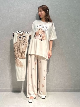 「アイテム（インテリア）」を使った、gelato piqueさん（レディース・156cm）の春コーディネート