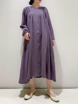 「アイテム（ルームウェア、グレー系）」を使った、gelato piqueさん（レディース・155cm）の秋コーディネート